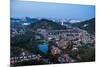 Kuala Lumpur skyline at night seen from Bukit Tabur Mountain, Malaysia, Southeast Asia, Asia-Matthew Williams-Ellis-Mounted Photographic Print