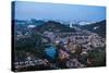 Kuala Lumpur skyline at night seen from Bukit Tabur Mountain, Malaysia, Southeast Asia, Asia-Matthew Williams-Ellis-Stretched Canvas