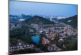 Kuala Lumpur skyline at night seen from Bukit Tabur Mountain, Malaysia, Southeast Asia, Asia-Matthew Williams-Ellis-Mounted Photographic Print