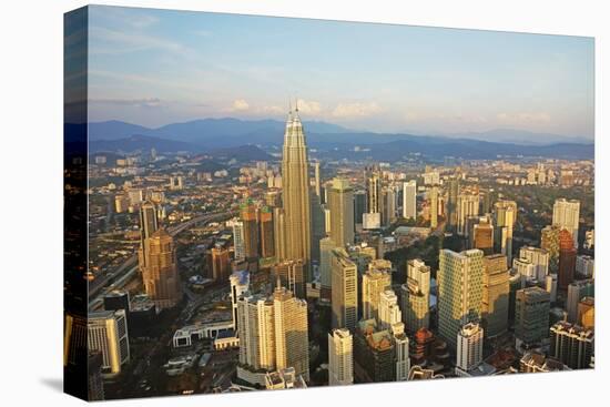 Kuala Lumpur Skyline Seen from Kl Tower, Kuala Lumpur, Malaysia, Southeast Asia, Asia-Jochen Schlenker-Stretched Canvas