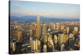 Kuala Lumpur Skyline Seen from Kl Tower, Kuala Lumpur, Malaysia, Southeast Asia, Asia-Jochen Schlenker-Stretched Canvas