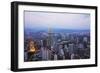 Kuala Lumpur Skyline Seen from Kl Tower, Kuala Lumpur, Malaysia, Southeast Asia, Asia-Jochen Schlenker-Framed Photographic Print