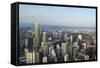 Kuala Lumpur Skyline Seen from Kl Tower, Kuala Lumpur, Malaysia, Southeast Asia, Asia-Jochen Schlenker-Framed Stretched Canvas