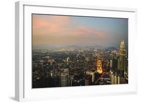 Kuala Lumpur Skyline Seen from Kl Tower, Kuala Lumpur, Malaysia, Southeast Asia, Asia-Jochen Schlenker-Framed Photographic Print