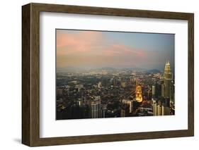 Kuala Lumpur Skyline Seen from Kl Tower, Kuala Lumpur, Malaysia, Southeast Asia, Asia-Jochen Schlenker-Framed Photographic Print