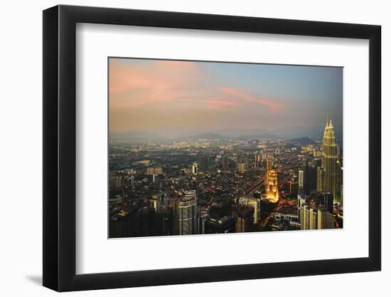 Kuala Lumpur Skyline Seen from Kl Tower, Kuala Lumpur, Malaysia, Southeast Asia, Asia-Jochen Schlenker-Framed Photographic Print