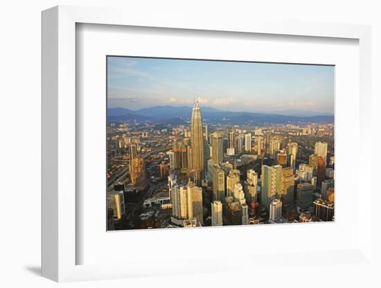 Kuala Lumpur Skyline Seen from Kl Tower, Kuala Lumpur, Malaysia, Southeast Asia, Asia-Jochen Schlenker-Framed Photographic Print