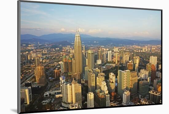 Kuala Lumpur Skyline Seen from Kl Tower, Kuala Lumpur, Malaysia, Southeast Asia, Asia-Jochen Schlenker-Mounted Photographic Print