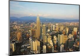 Kuala Lumpur Skyline Seen from Kl Tower, Kuala Lumpur, Malaysia, Southeast Asia, Asia-Jochen Schlenker-Mounted Photographic Print