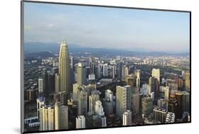 Kuala Lumpur Skyline Seen from Kl Tower, Kuala Lumpur, Malaysia, Southeast Asia, Asia-Jochen Schlenker-Mounted Photographic Print