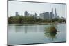 Kuala Lumpur Skyline Seen from Lake Titiwangsa, Kuala Lumpur, Malaysia, Southeast Asia, Asia-Jochen Schlenker-Mounted Photographic Print