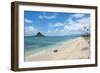 Kualoa Beach, Oahu, Hawaii, United States of America, Pacific-Michael-Framed Photographic Print