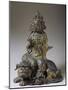 Kuan Yin Simhanada, Bronze Statue, China, Ming Dynasty, 14th-17th Century-null-Mounted Giclee Print