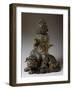 Kuan Yin Simhanada, Bronze Statue, China, Ming Dynasty, 14th-17th Century-null-Framed Giclee Print