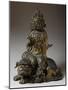 Kuan Yin Simhanada, Bronze Statue, China, Ming Dynasty, 14th-17th Century-null-Mounted Giclee Print