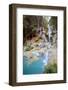 Kuang Si falls, Luang Prabang, Laos, Indochina, Southeast Asia-Jan Miracky-Framed Photographic Print