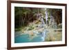 Kuang Si falls, Luang Prabang, Laos, Indochina, Southeast Asia-Jan Miracky-Framed Photographic Print