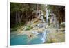 Kuang Si falls, Luang Prabang, Laos, Indochina, Southeast Asia-Jan Miracky-Framed Photographic Print