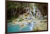 Kuang Si falls, Luang Prabang, Laos, Indochina, Southeast Asia-Jan Miracky-Framed Photographic Print