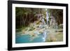 Kuang Si falls, Luang Prabang, Laos, Indochina, Southeast Asia-Jan Miracky-Framed Photographic Print