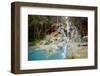 Kuang Si falls, Luang Prabang, Laos, Indochina, Southeast Asia-Jan Miracky-Framed Photographic Print