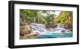 Kuang Si Falls, Luang Prabang, Laos-Pangea Images-Framed Giclee Print