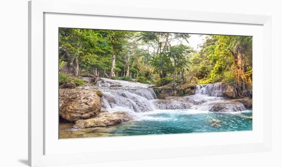 Kuang Si Falls, Luang Prabang, Laos-Pangea Images-Framed Giclee Print