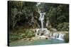 Kuang Si Waterfall, Luang Prabang, Laos, Indochina, Southeast Asia, Asia-Yadid Levy-Stretched Canvas
