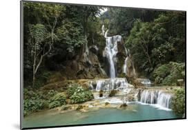 Kuang Si Waterfall, Luang Prabang, Laos, Indochina, Southeast Asia, Asia-Yadid Levy-Mounted Photographic Print