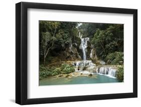 Kuang Si Waterfall, Luang Prabang, Laos, Indochina, Southeast Asia, Asia-Yadid Levy-Framed Premium Photographic Print