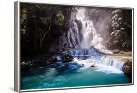 Kuang Si Waterfall, Luang Prabang, Laos-rueangrit-Framed Photographic Print