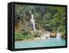 Kuang Si Waterfalls, Luang Prabang, Laos, Indochina, Southeast Asia, Asia-Matthew Williams-Ellis-Framed Stretched Canvas