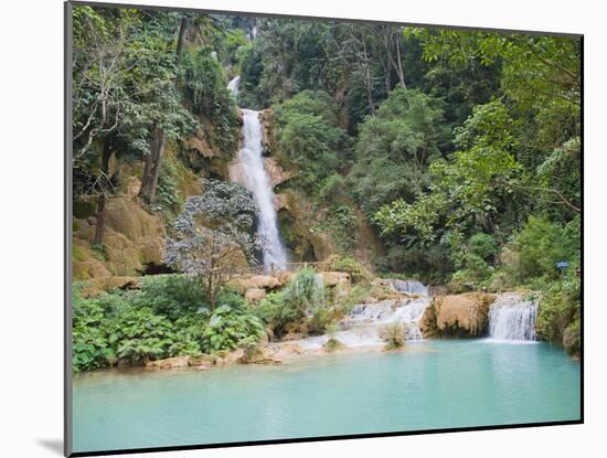 Kuang Si Waterfalls, Luang Prabang, Laos, Indochina, Southeast Asia, Asia-Matthew Williams-Ellis-Mounted Photographic Print