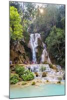 Kuang Si Waterfalls, Luang Prabang, Laos, Indochina, Southeast Asia, Asia-Jordan Banks-Mounted Photographic Print