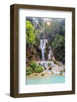 Kuang Si Waterfalls, Luang Prabang, Laos, Indochina, Southeast Asia, Asia-Jordan Banks-Framed Photographic Print