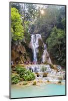 Kuang Si Waterfalls, Luang Prabang, Laos, Indochina, Southeast Asia, Asia-Jordan Banks-Mounted Photographic Print