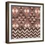 Kuba Cloth Mat II Blush Crop-Sue Schlabach-Framed Art Print