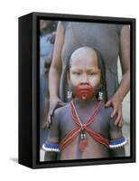 Kuben-Kran-Kegan Indian Boy, Brazil, South America-Robin Hanbury-tenison-Framed Stretched Canvas