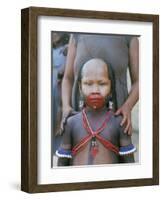 Kuben-Kran-Kegan Indian Boy, Brazil, South America-Robin Hanbury-tenison-Framed Photographic Print