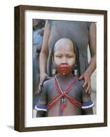 Kuben-Kran-Kegan Indian Boy, Brazil, South America-Robin Hanbury-tenison-Framed Photographic Print