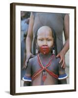 Kuben-Kran-Kegan Indian Boy, Brazil, South America-Robin Hanbury-tenison-Framed Photographic Print