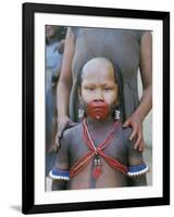 Kuben-Kran-Kegan Indian Boy, Brazil, South America-Robin Hanbury-tenison-Framed Photographic Print