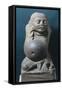 Kubera, the God of Wealth, Statue from Ahichchatra, India-null-Framed Stretched Canvas