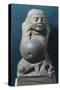Kubera, the God of Wealth, Statue from Ahichchatra, India-null-Stretched Canvas