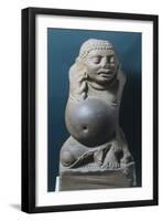 Kubera, the God of Wealth, Statue from Ahichchatra, India-null-Framed Giclee Print