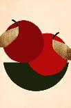 Two Red Apples-Kubistika-Giclee Print