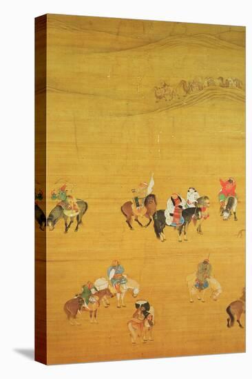 Kublai Khan (1214-94) Hunting, Yuan Dynasty-Liu Kuan-tao-Stretched Canvas