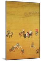 Kublai Khan (1214-94) Hunting, Yuan Dynasty-Liu Kuan-tao-Mounted Giclee Print