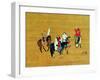 Kublai Khan (1214-94) Hunting, Yuan Dynasty-Liu Kuan-tao-Framed Giclee Print