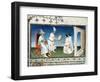 Kublai Khan Gives the Polos their Passport, C1280s-null-Framed Giclee Print